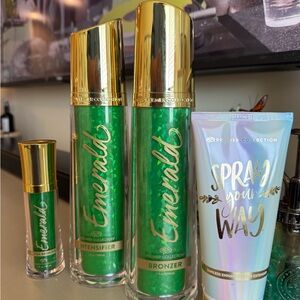SOLD: Tanning lotion Emerald Intensifier & Bronzer, face lotion, after tan